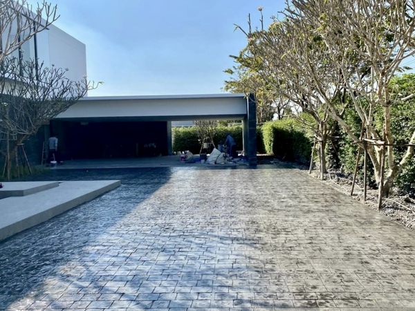 ผลงานพื้นคอนกรีตพิมพ์ลาย